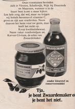 Retro reclame 1974 Karvan Cevitam siroop Zwaardemaker jam, Verzenden, Overige typen