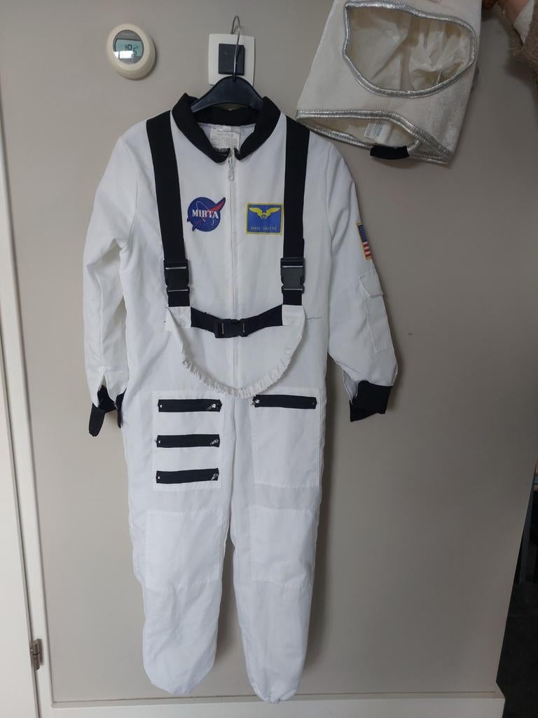 Astronauten pak carnaval maat 52, Ophalen of Verzenden, Zo goed als nieuw, 146 t/m 152, Jongen of Meisje