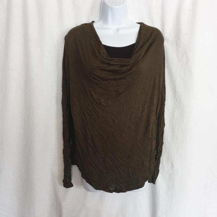 Stoer donkergroen dames shirt. Mt S Merk Maison Scotch, Kleding | Dames, T-shirts, Zo goed als nieuw, Maat 36 (S), Groen, Lange mouw