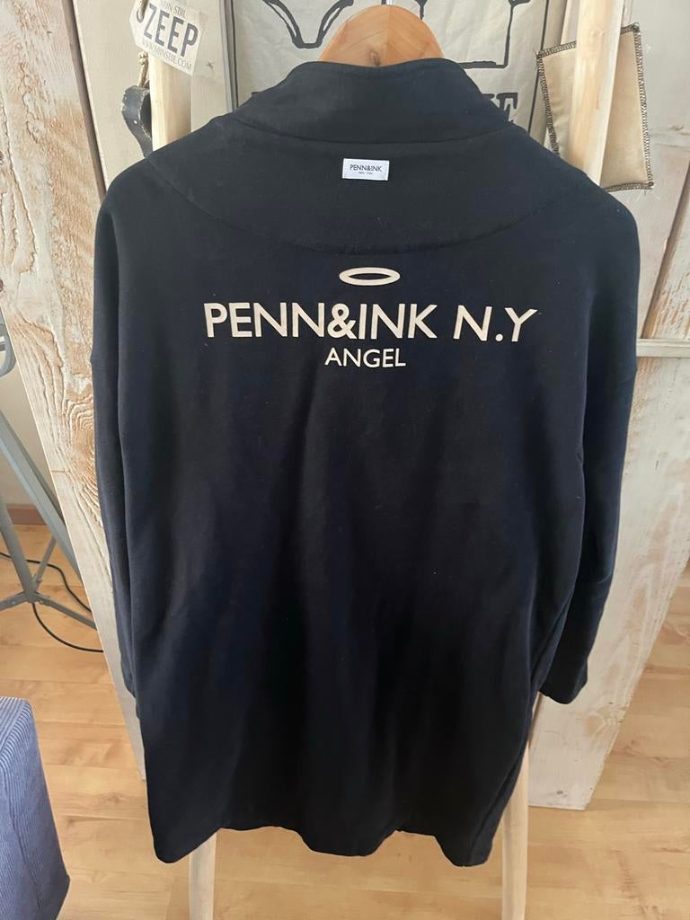 Penn & Ink Zwart Vest Maat M - Comfortabel & Stijlvol, Kleding | Dames, Truien en Vesten, Ophalen of Verzenden, Gedragen, Maat 38/40 (M)