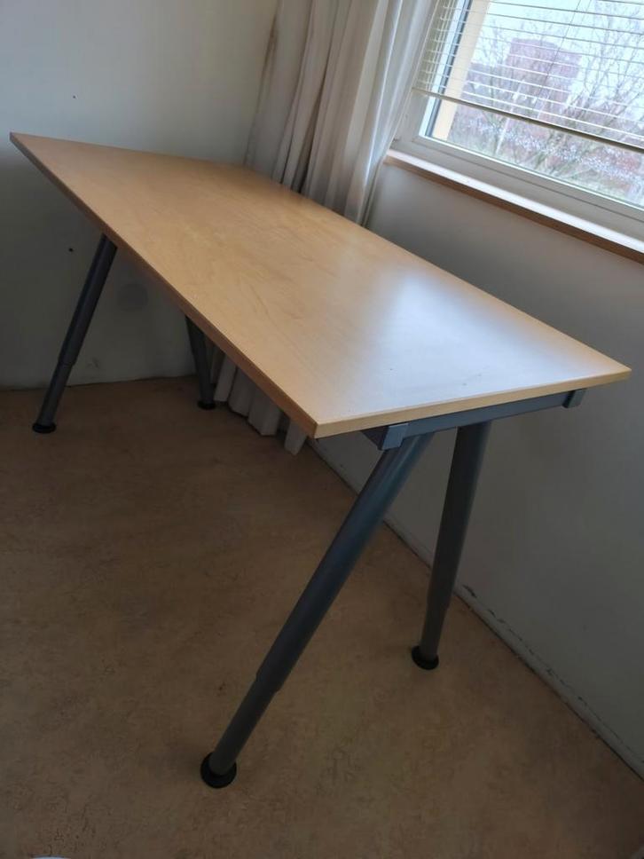 2x bureau Ikea Galant, Huis en Inrichting, Bureaus, Gebruikt, Bureau, In hoogte verstelbaar, Ophalen