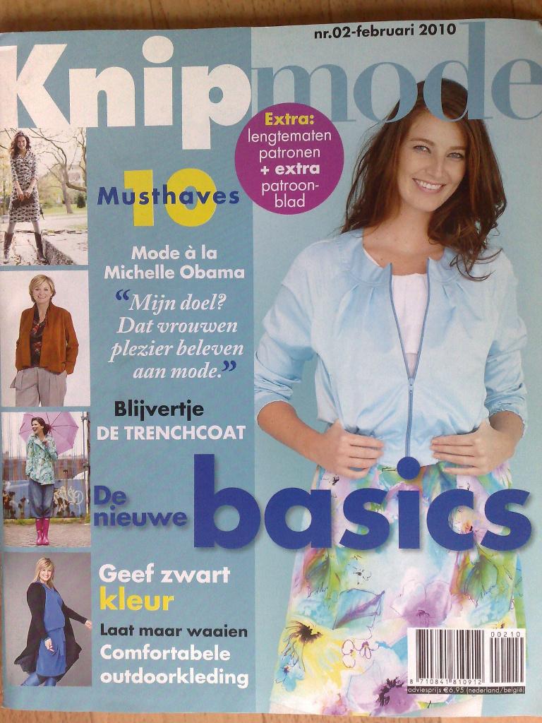 Knipmode februari nr. 2 / 2010, Verzenden, Zo goed als nieuw, Vrouw, Knipmode