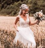 Bohemian trouwjurk maat 38, Ophalen of Verzenden, Zo goed als nieuw, Wit, Trouwjurk