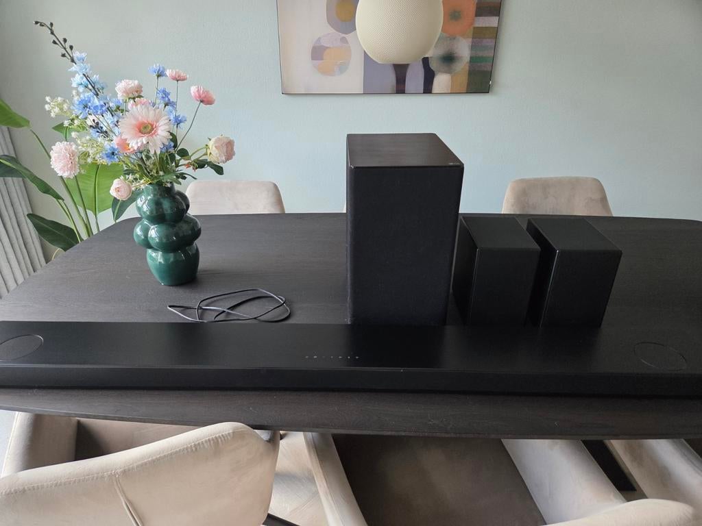 LG DSP11RA Dolby Atmos soundbar complete set, Ophalen, Bluetooth, Zo goed als nieuw