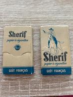 Vintage Sherif sigarettenpapier - 2 pakjes, Verzamelen, Ophalen of Verzenden, Gebruikt