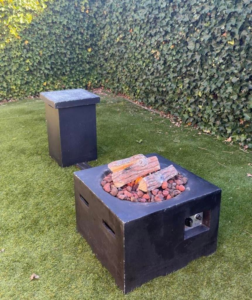 Happy Cocooning vuurtafel - complete set, Tuin en Terras, Tuinhaarden, Zo goed als nieuw, Ophalen