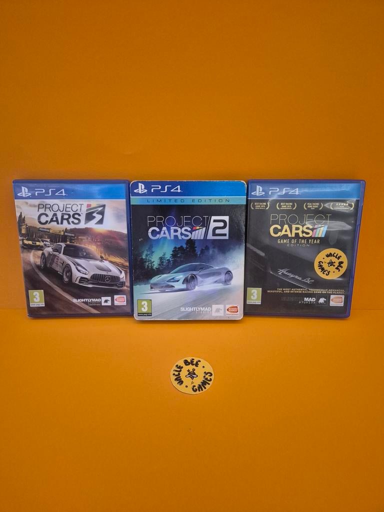 Project Cars 1, 2 en 3, Spelcomputers en Games, Online, Verzenden, 1 speler, Racen en Vliegen