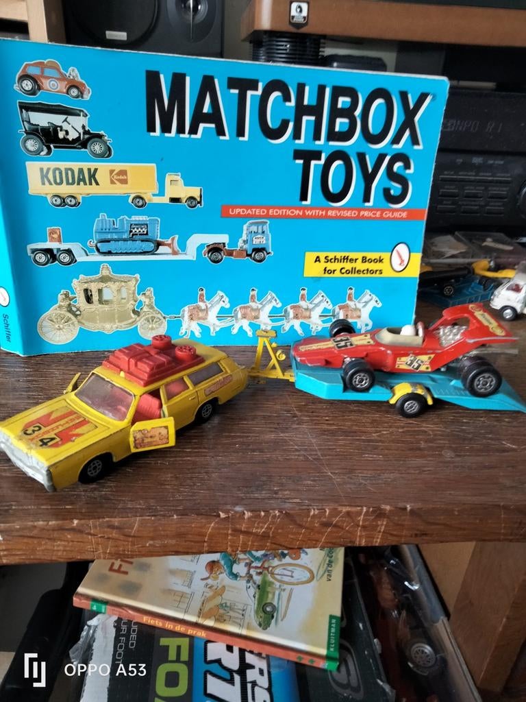 Mercury  en Race auto  king size  matchbox, Hobby en Vrije tijd, Modelauto's | 1:43, Ophalen of Verzenden