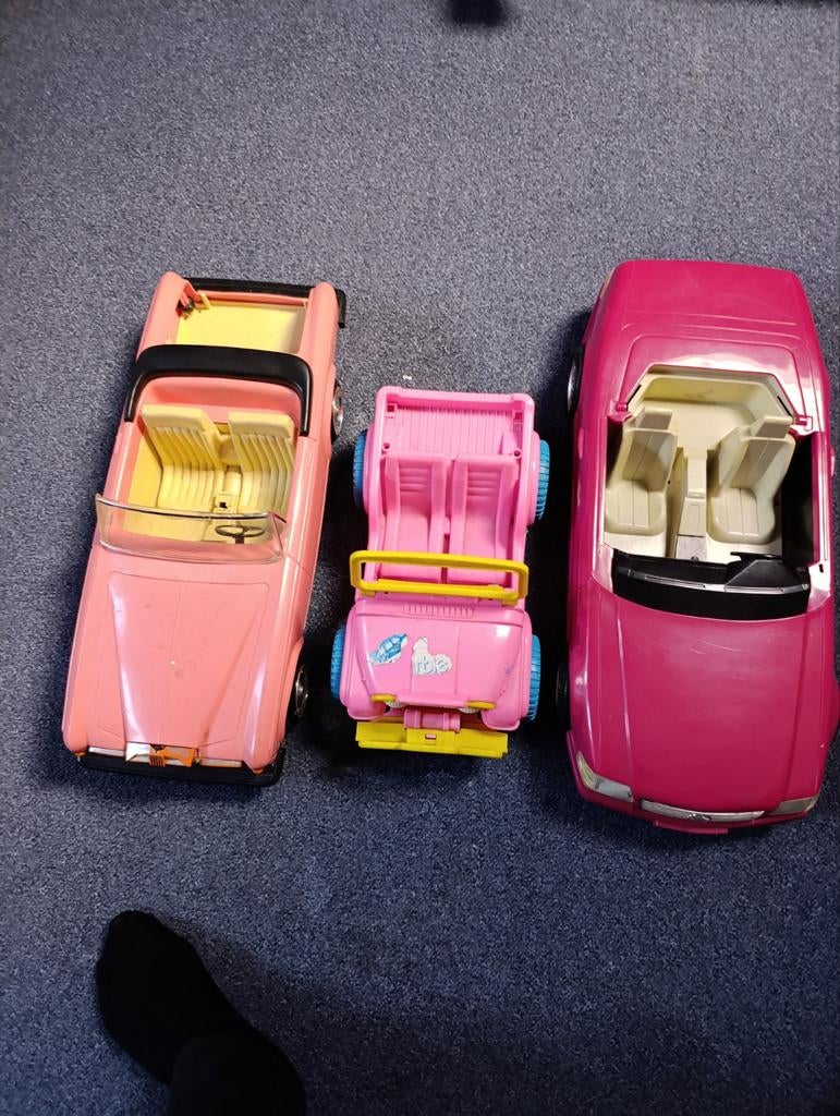 Barbie auto's, Ophalen of Verzenden, Gebruikt, Barbie