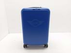 MINI Cabin Trolley - Debossed Blazing Blue - Met Laptopvak, 50 tot 60 cm, Hard kunststof, Niet ingevuld, Nieuw