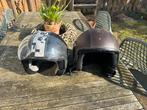 2 gebruikte scooterhelmen, Fietsen en Brommers, Brommerhelmen, Ophalen of Verzenden, Gebruikt