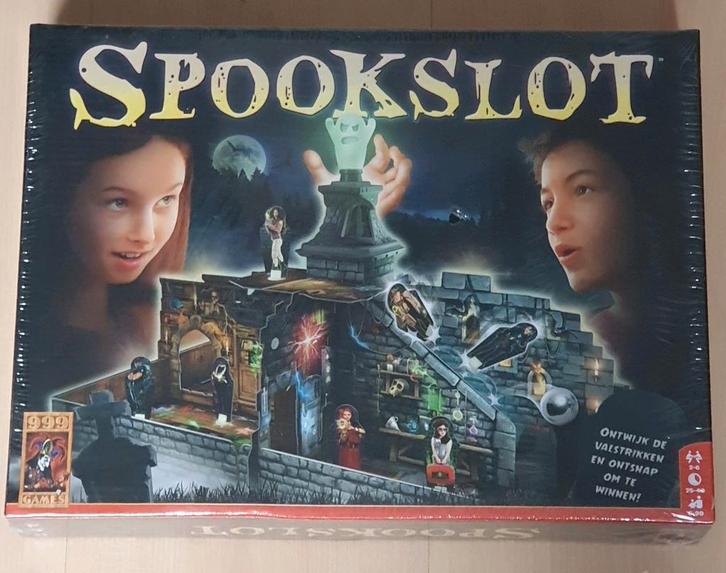 Te koop: Spookslot Bordspel - Nieuw in Verpakking, Hobby en Vrije tijd, Gezelschapsspellen | Bordspellen, Nieuw, Drie of vier spelers