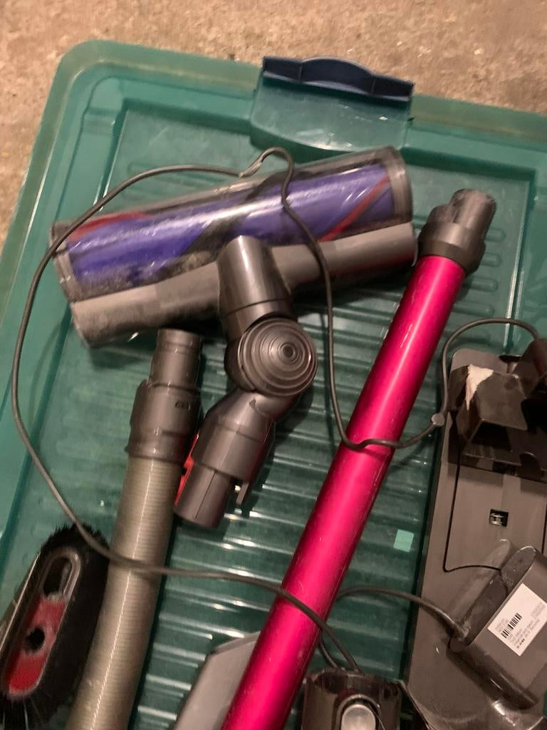 Dyson steel stofzuiger dc45, Witgoed en Apparatuur, Stofzuigers, Ophalen of Verzenden, Gebruikt, Reservoir, Stofzuiger