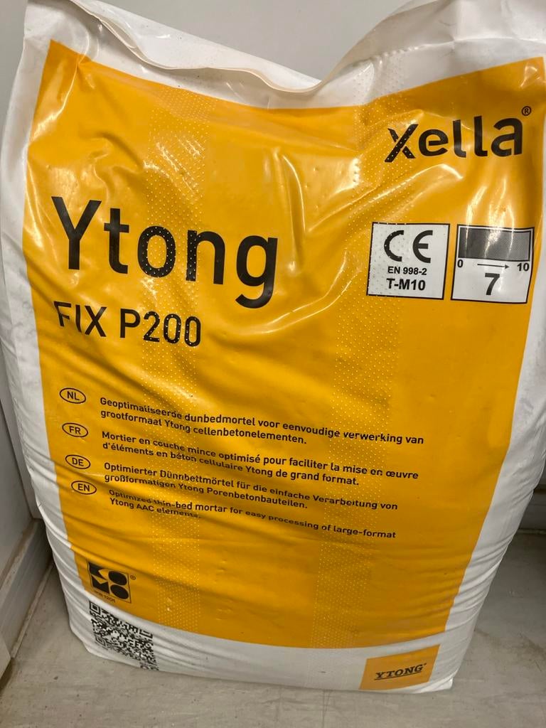 4 zak Ytong FIX P200 Cellenbeton Lijm - Optimale Hechting, Doe-het-zelf en Verbouw, Metselstenen, Ophalen, Nieuw