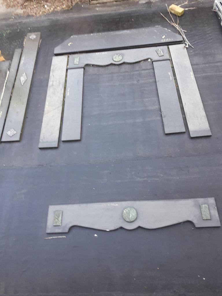 marmeren / stenen schouw, Huis en Inrichting, Haarden, Ophalen, Gebruikt, Vrijstaande haard, Overige soorten