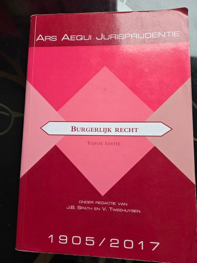 Burgerlijk Recht - Vijfde Editie, Zo goed als nieuw, Alpha, J.B. Spath en V. Tweehuysen, HBO