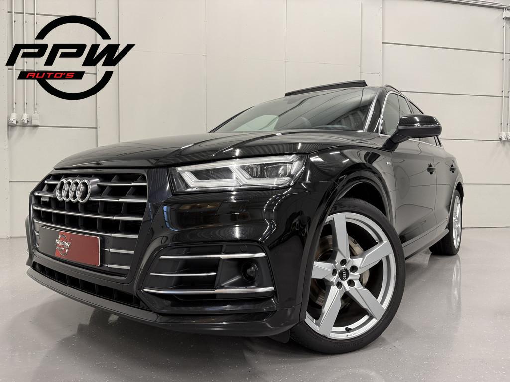 Audi Q5 55 TFSI e quattro Competition PANO/LUCHTVERING/TREKH, Auto's, Audi, Bedrijf, Te koop, Q5, 4x4, ABS, Achteruitrijcamera