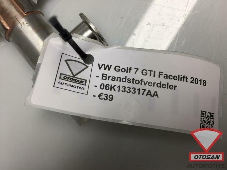 vw golf 7 gti facelift brandstofverdeler 06k133317aa, Auto-onderdelen, Brandstofsystemen, Gebruikt, Volkswagen, Volkswagen AG