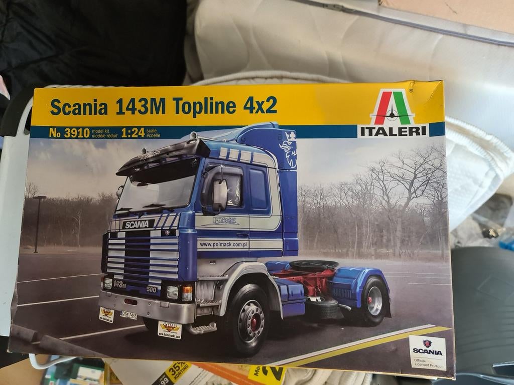 Scania italeri, Hobby en Vrije tijd, Italeri, Groter dan 1:32, Ophalen of Verzenden, Zo goed als nieuw