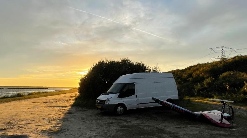 Ford Transit Camper 2010 L3H3, Off-grid, Zonnepaneel, kachel, Chemisch toilet, Ford, Tot en met 2, 7 tot 12 maanden geleden