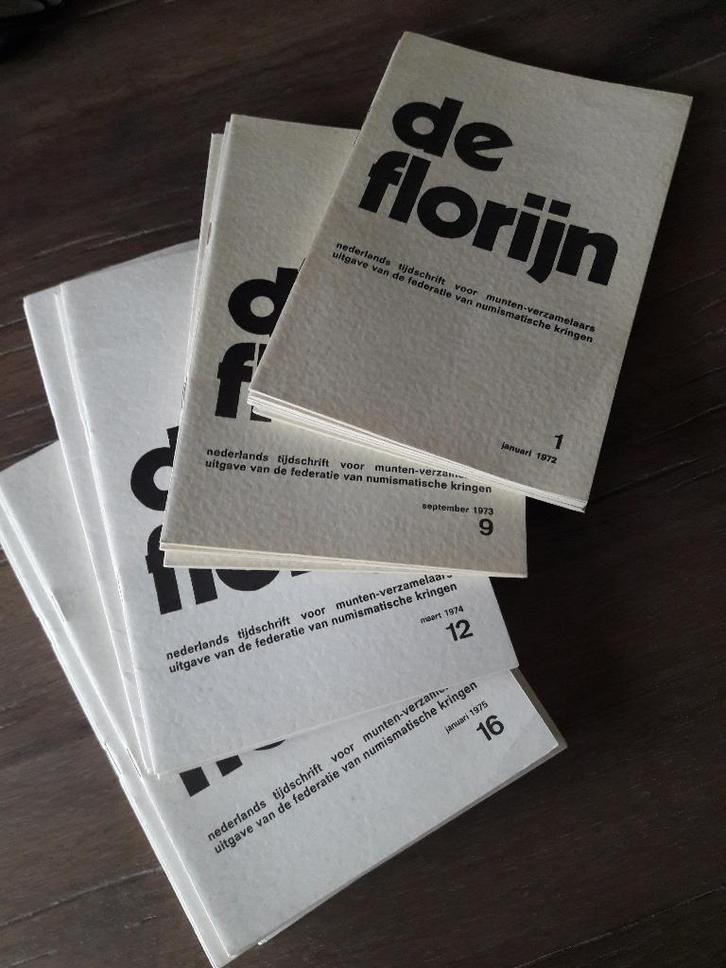 Jaargangen De Florijn in opberg map, Postzegels en Munten, Munten en Bankbiljetten | Toebehoren, Boek of Naslagwerk, Ophalen of Verzenden