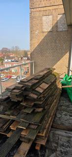 Hardhouten vlonder delen korte stukken, Ophalen of Verzenden, Gebruikt, Overige houtsoorten, Plank