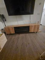 TV-meubel met LED sfeerhaard - Zo goed als nieuw!, 150 tot 200 cm, Ophalen of Verzenden, Zo goed als nieuw, Minder dan 100 cm