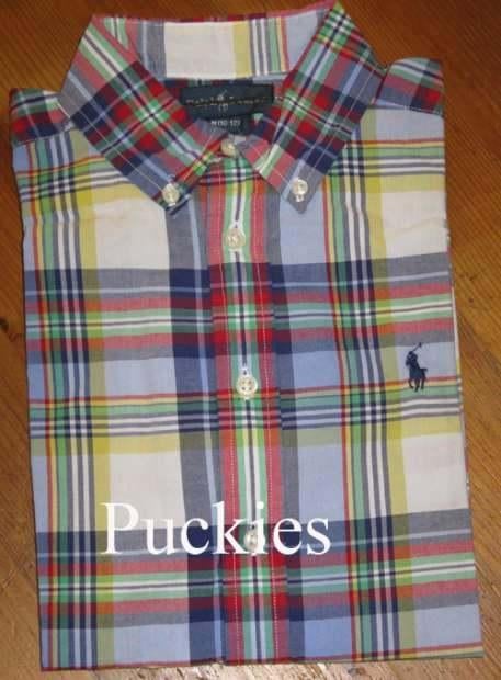 Maat 164/170 Geruit Ralph Lauren overhemd NIEUW (9511), Overhemd of Blouse, Nieuw, Ophalen of Verzenden, Jongen
