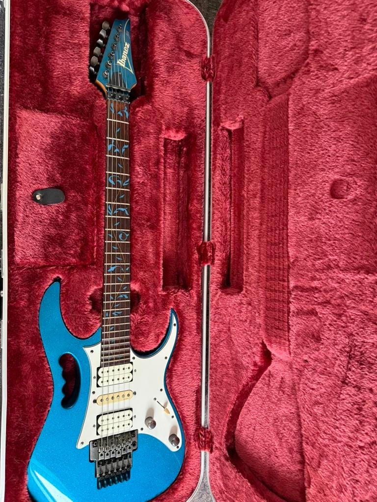 Ibanez JEM7VSBL, Muziek en Instrumenten, Snaarinstrumenten | Gitaren | Elektrisch, Ophalen of Verzenden, Gebruikt, Solid body