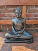 Zwaar boeddhabeeld massief lavasteen, Ophalen, Zo goed als nieuw