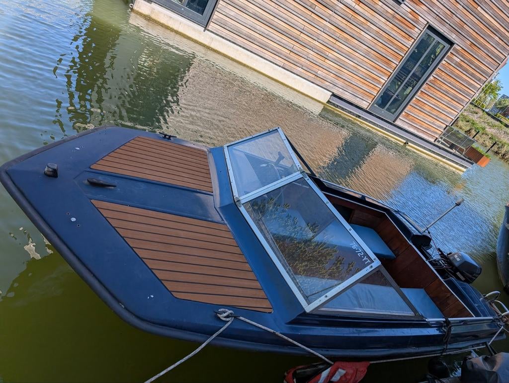 Skibsplast Sportsmaster  met Yamaha 4T 9,9 pk 2012, Ophalen, Gebruikt, Minder dan 10 pk, Tot 6 meter