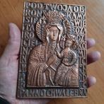 Icoon Plaque Brons Polen MATKA BOSKA CZESTOCHOWA MADONNA, Verzenden