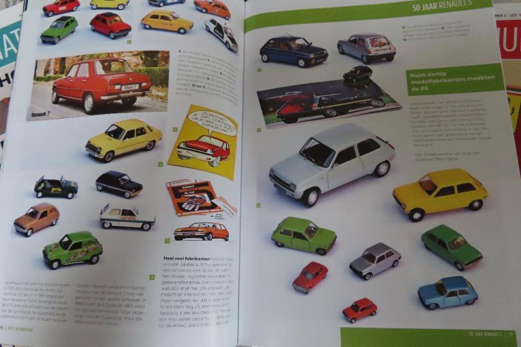 NAMAC tijdschriften Miniatuur auto's (renault, mg, ) leuk!!, Verzenden, Zo goed als nieuw, Algemeen