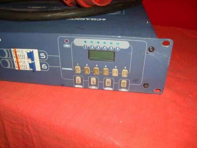 Gebruikt: Showtec D-Pak,6 Digitale Multipin Dimmer, 20230226, Ophalen of Verzenden, SHOWTEC, MTE, Gebruikt