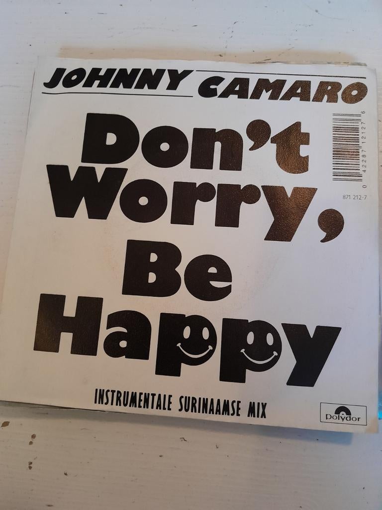 Johnny carmro 7 inch don,t worry be happy, Ophalen of Verzenden, Zo goed als nieuw, Pop