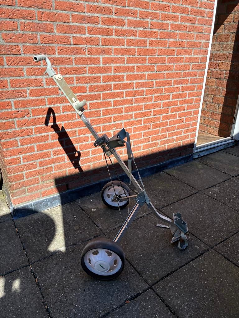 Golftrolley - Inklapbaar en Compact, Sport en Fitness, Golf, Ophalen of Verzenden, Gebruikt, Golfkar, Overige merken