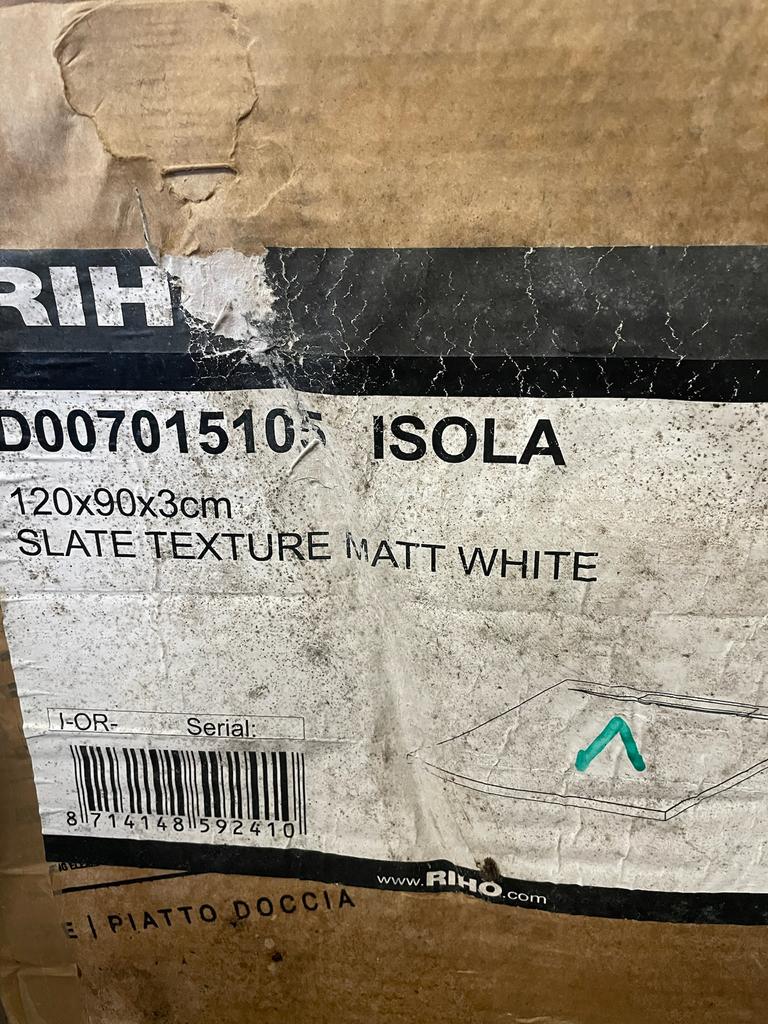 Riho Isola douchebak, Doe-het-zelf en Verbouw, Sanitair, Ophalen, Nieuw, Douche