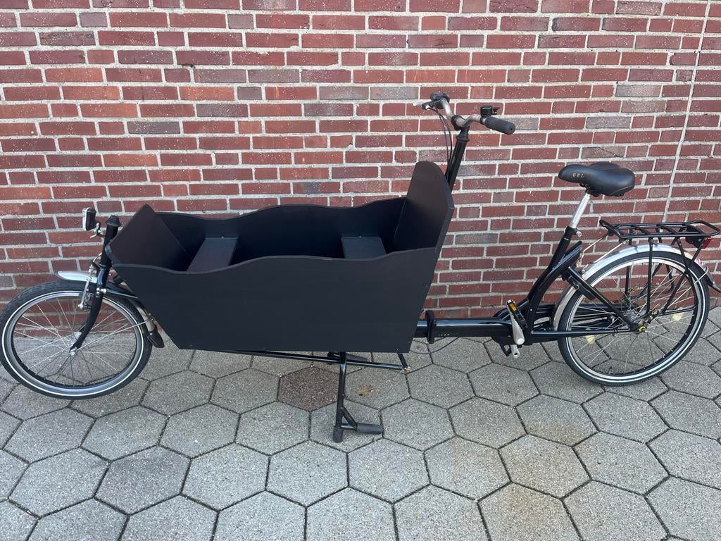 Cargo Bakfiets 2 wielen, in werkelijke nieuwstaat, Fietsen en Brommers, Fietsen | Bakfietsen, Ophalen, Zo goed als nieuw, Goederen