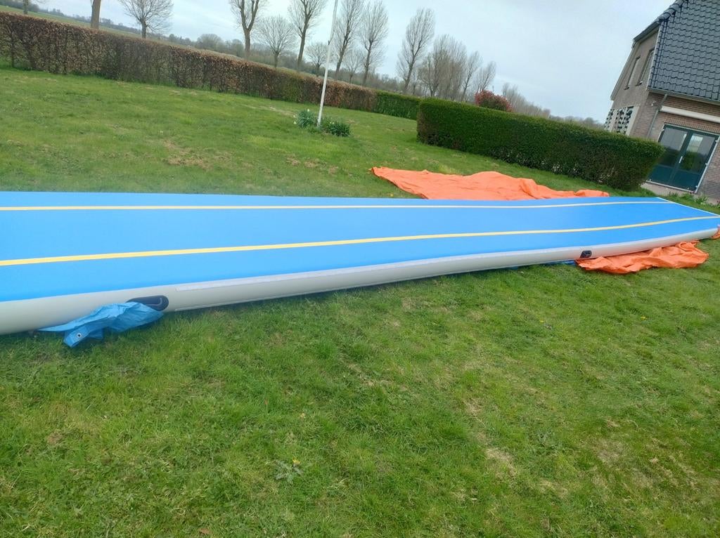 Airtrack 15x2x0,2m - Perfect voor turnen en gymnastiek, Kindermaat 122 t/m 140, Ophalen, Materiaal