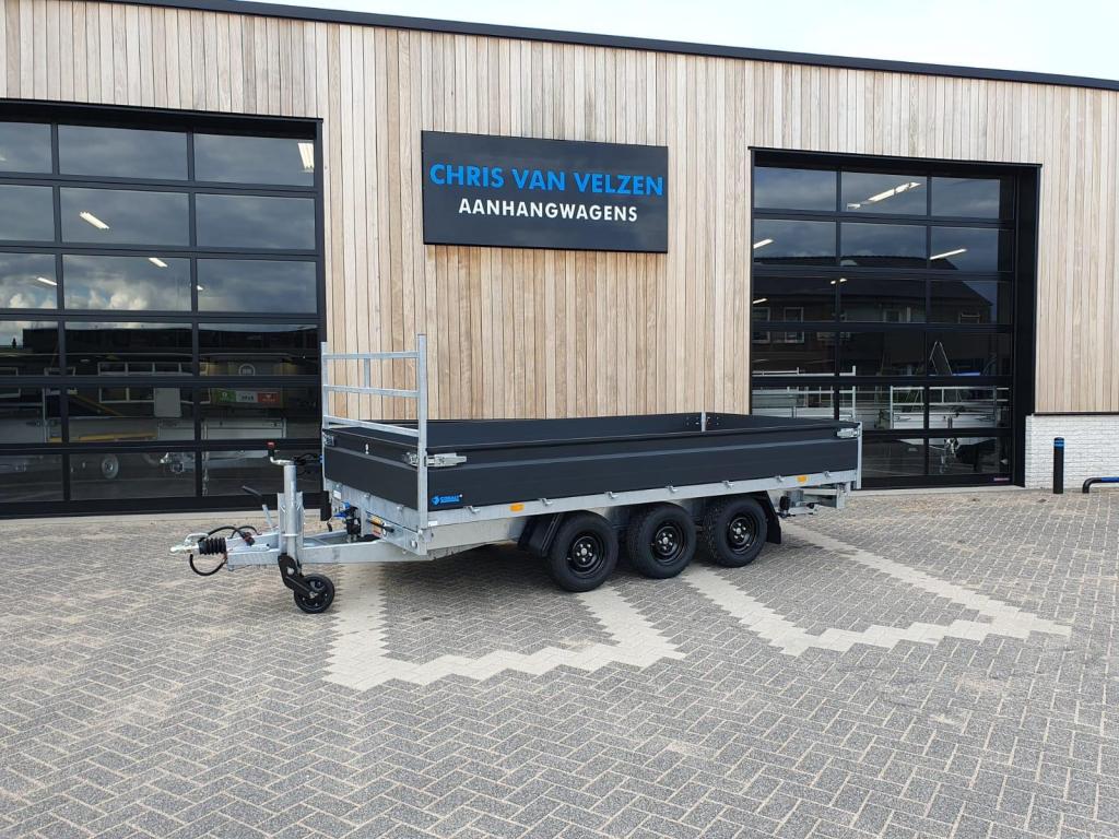 Hapert Cobalt HM-3+ kipper 405 x 200 cm paraboolvering 3500, Auto diversen, Aanhangers en Bagagewagens, Nieuw