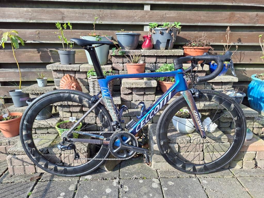 Ceccotti racefiets, Shimano ultegra di2, Carbon, Zo goed als nieuw, Meer dan 20 versnellingen, 53 tot 57 cm