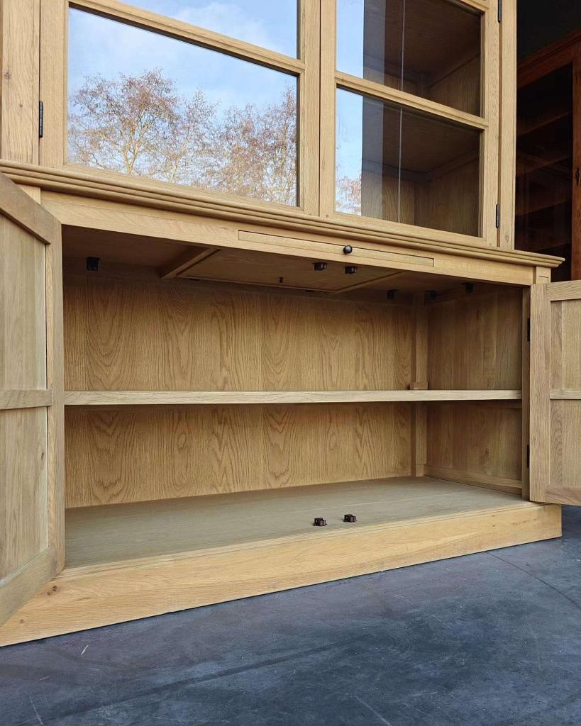 Blikvanger! grote eikenhouten buffetkast | Servieskast #2576, Niet ingevuld, 200 cm of meer, Niet ingevuld, Ophalen of Verzenden