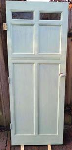 Jaren 30 Houten Binnendeur - 190,5 x 75 cm, Doe-het-zelf en Verbouw, Deuren en Horren, Ophalen, Gebruikt, Minder dan 80 cm, Binnendeur