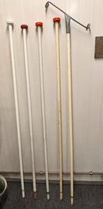 Vlaggenstokken + vlaggen afhaal haak, Diversen, Vlaggen en Wimpels, Ophalen, Gebruikt