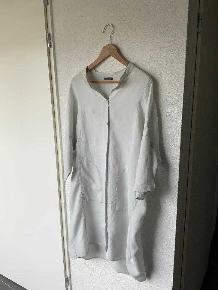 Oska linnen blouse, Kleding | Dames, Blouses en Tunieken, Gedragen, Maat 38/40 (M), Wit, Ophalen of Verzenden