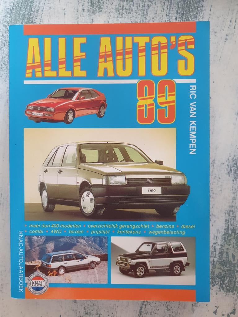 Alle Auto's 89 - KNAC Autojaarboek, Boeken, Ophalen of Verzenden