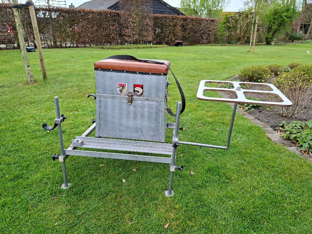 Aluminium Viskist met aluminium plateau, Ophalen, Gebruikt, Overige typen