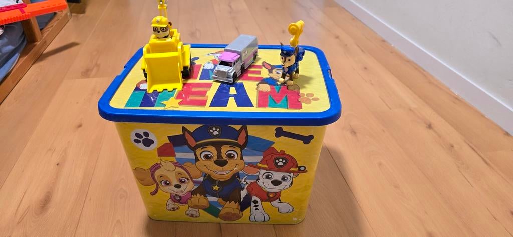 Paw Patrol Opbergbox met Speelgoed, Ophalen, Jongen of Meisje