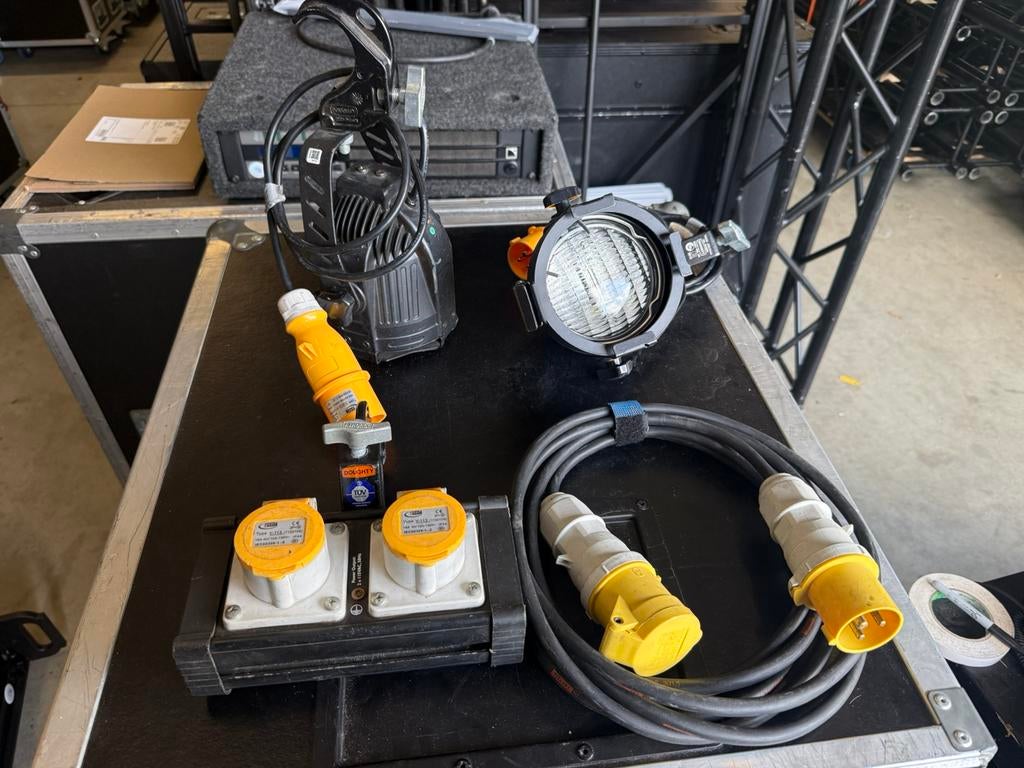 8x Showtec dwe blinder set inclusief accessoires, Ophalen of Verzenden, Zo goed als nieuw, Licht