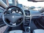 Peugeot 207 CC 1.6 VTi Roland Garros | Leder | Cruise | Airc, Voorwielaandrijving, 15 km/l, Gebruikt, Zwart